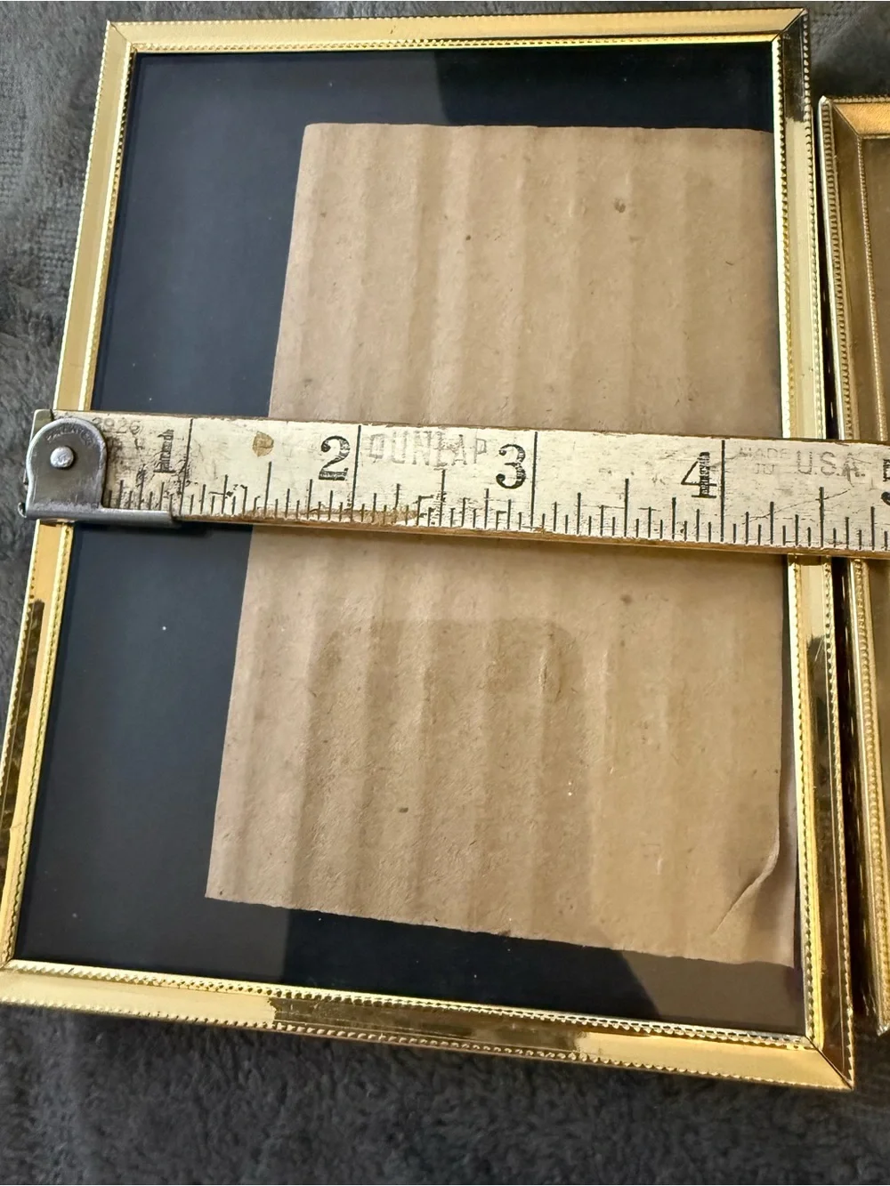 Vintage Gold Metal Picture Frame Set of 2    OSP